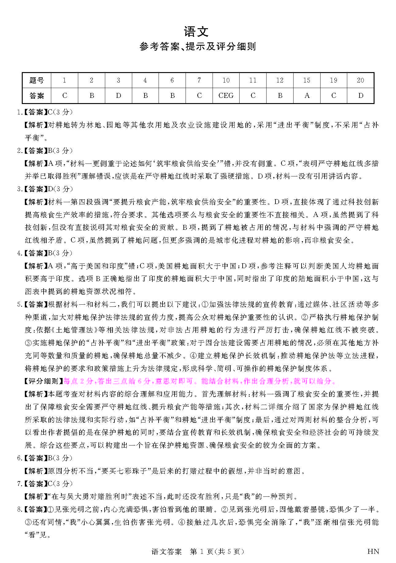 河南省八市重点高中2024届高三4月第一次模拟考试语文试题