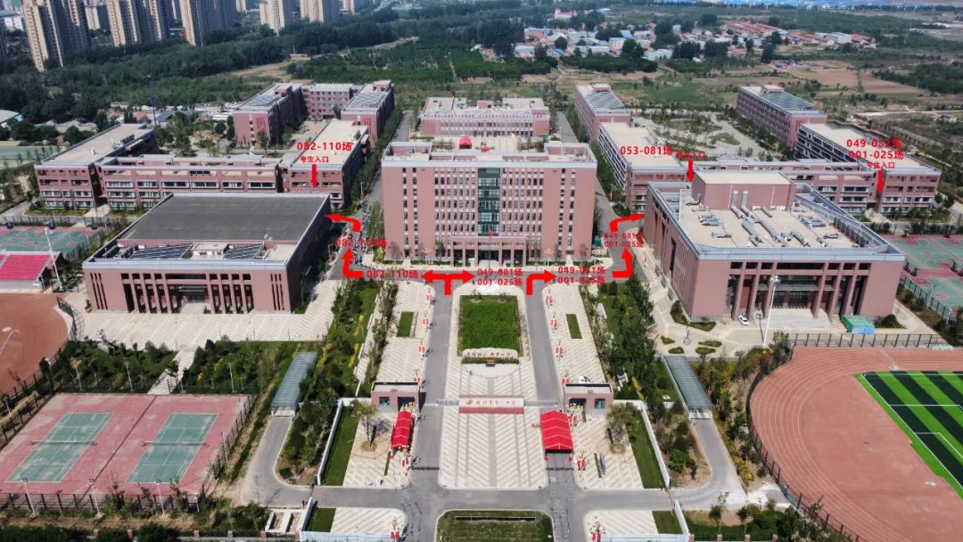 2024年高考廊坊市第一中学考点考场示意图