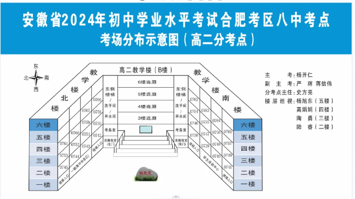 安徽省2024年中考温馨提示（附合肥考场分布示意图）