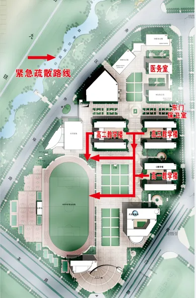 安徽省2024年中考温馨提示（附合肥考场分布示意图）