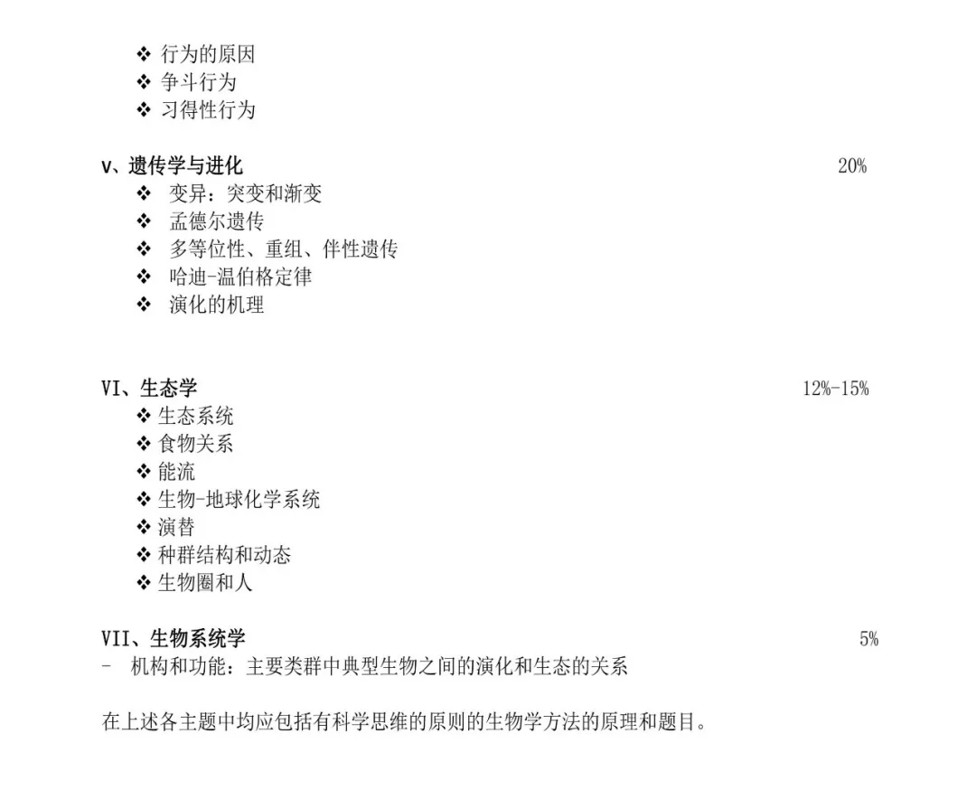 生物学竞赛考什么？初高中想获奖应该把学习重点放在哪里？