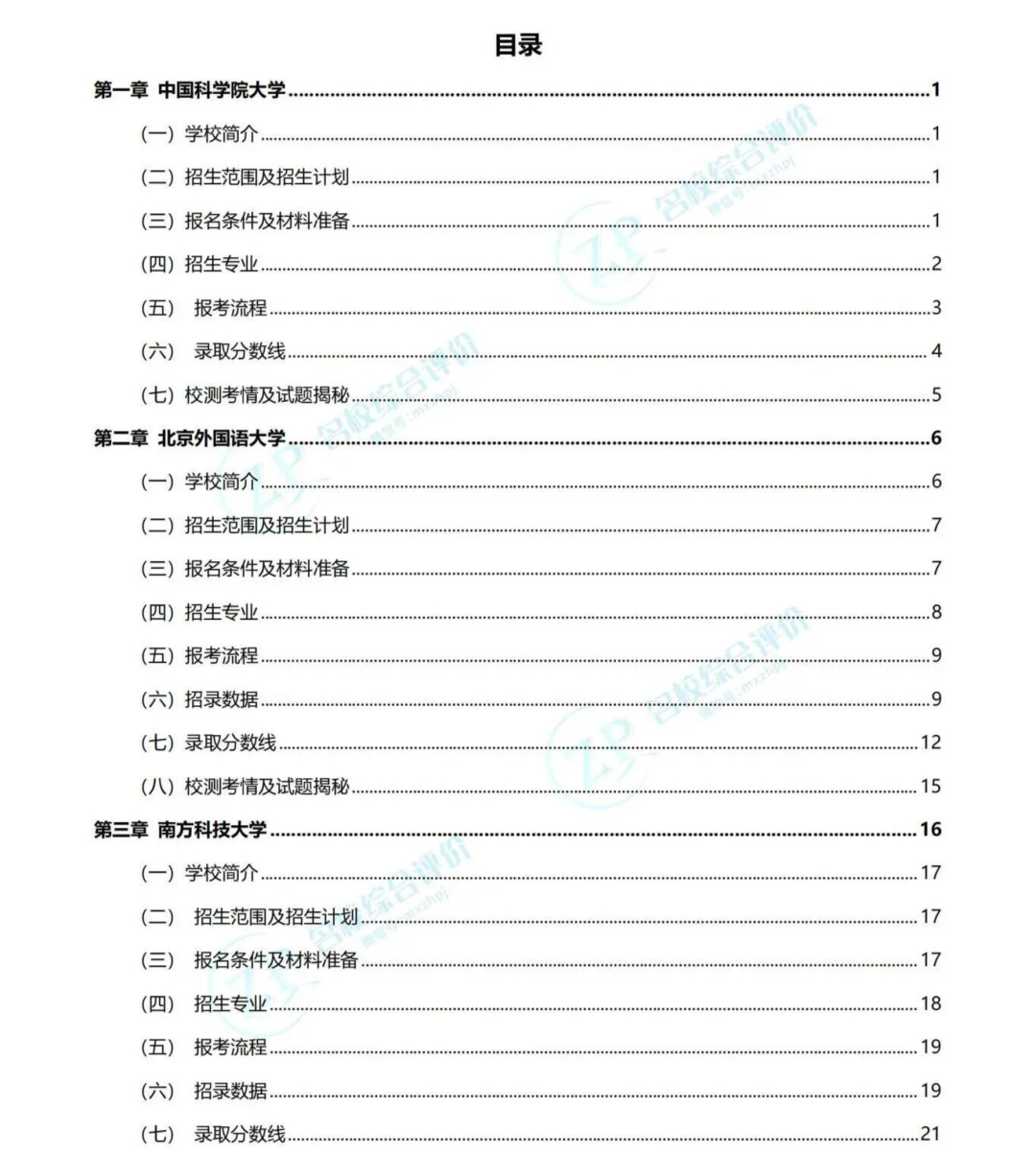 资料部分内容展示