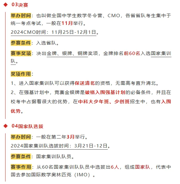 重磅！2025五大学科竞赛全年赛事安排出炉！各阶段奖项有何作用？