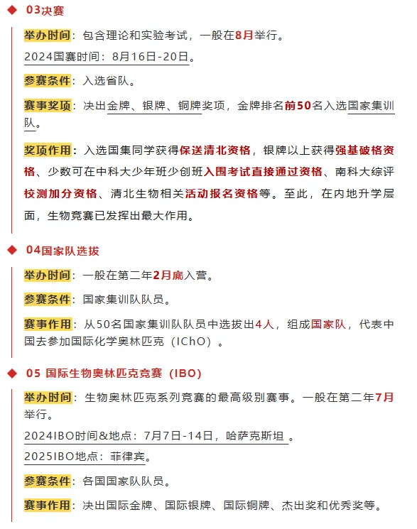 重磅！2025五大学科竞赛全年赛事安排出炉！各阶段奖项有何作用？