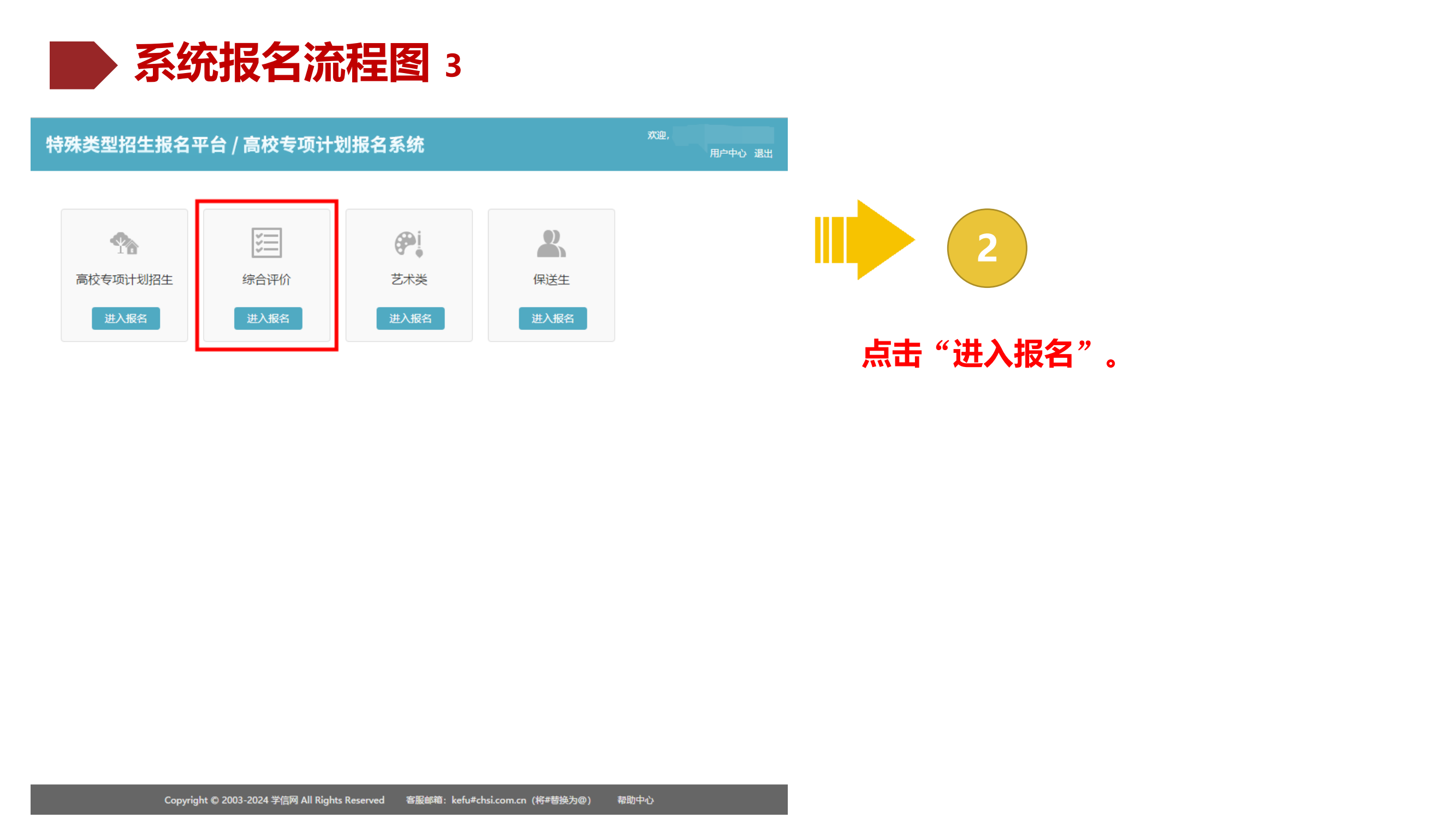 华南理工大学2025年综合评价报名流程图_自主选拔在线