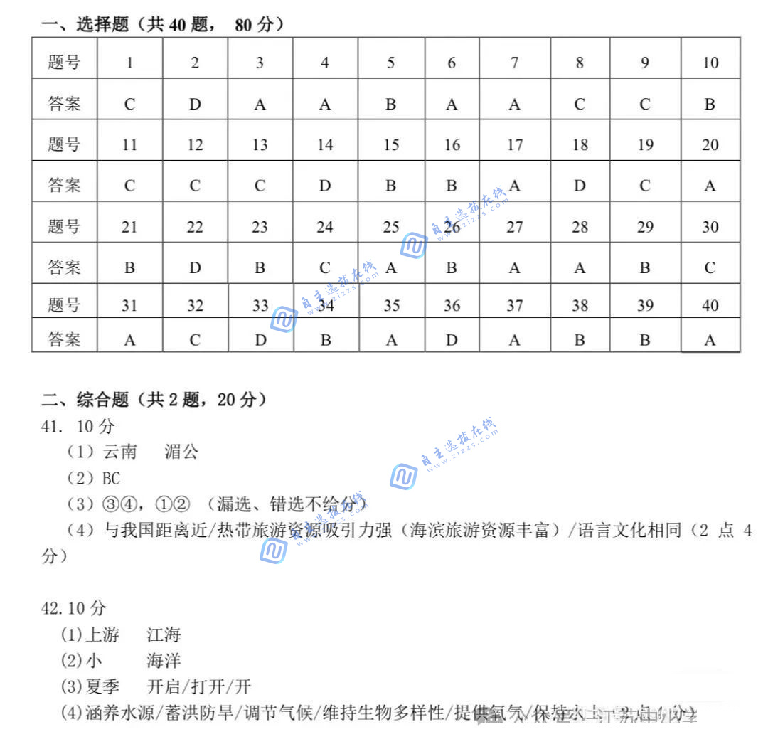 2025年江苏苏州初二地理结业考试题及答案