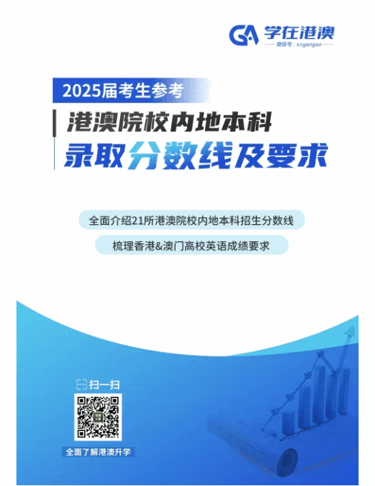 《香港澳门地区院校内地本科招生录取分数要求》