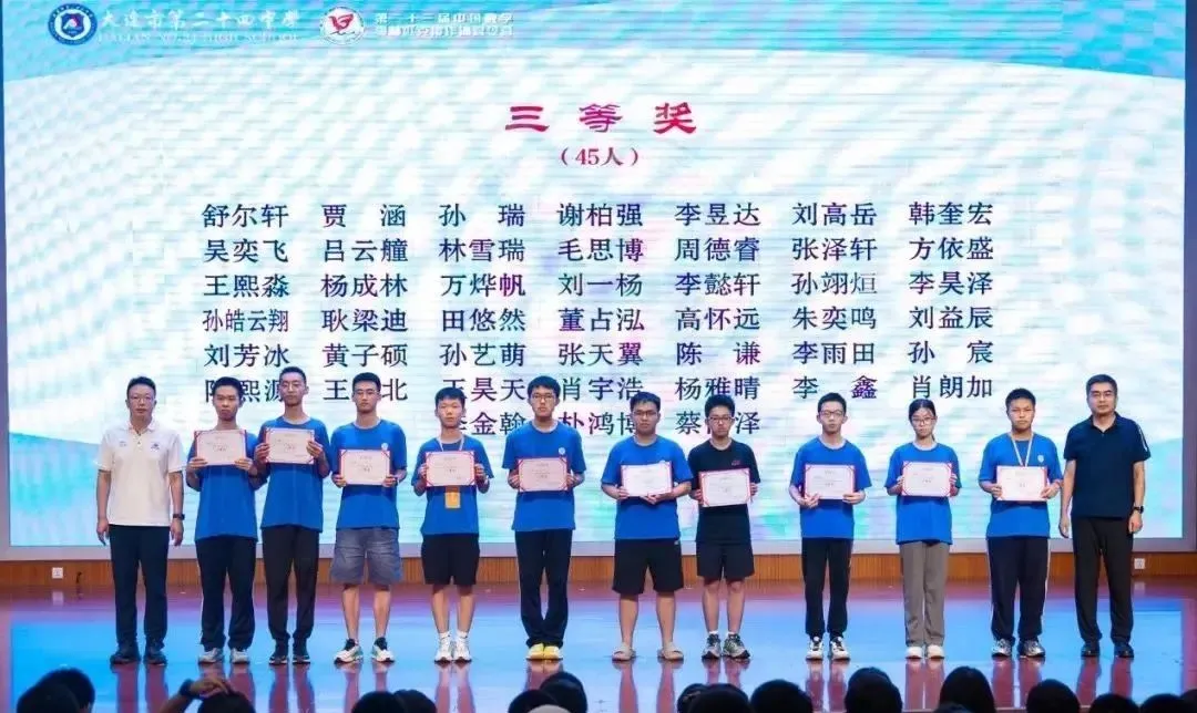 2025年第23届中国数学奥林匹克协作体夏令营三等奖获奖名单