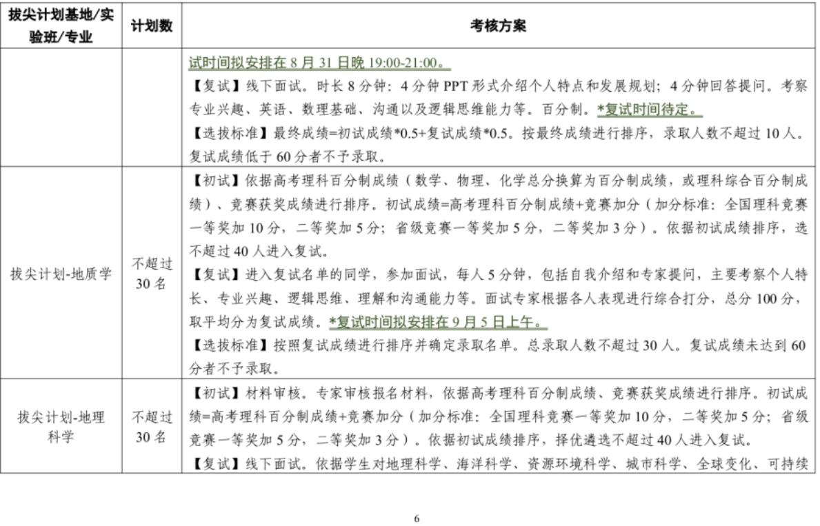 南京大学2025级本科生二次选拔通知