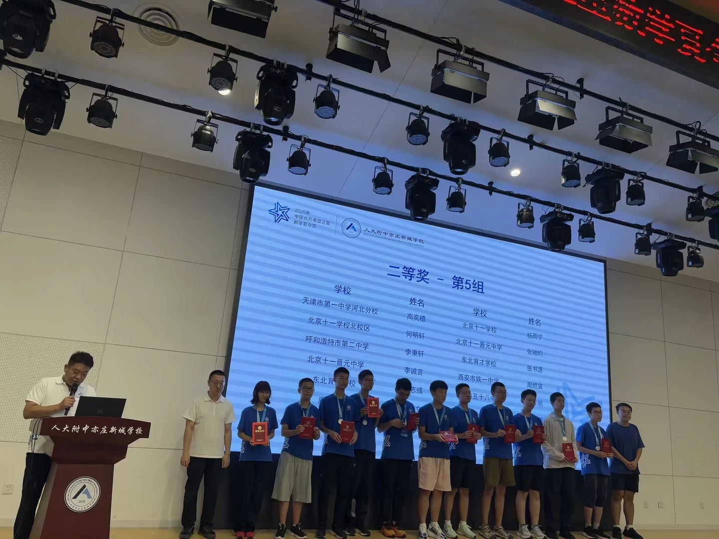 2025年第七届北方希望之星数学夏令营二等奖获奖名单