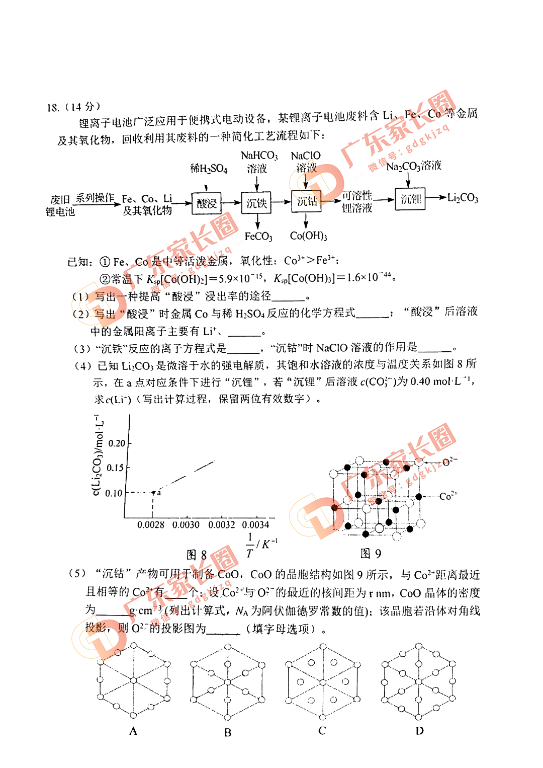 2023广东大湾区高三第二次联考化学试题