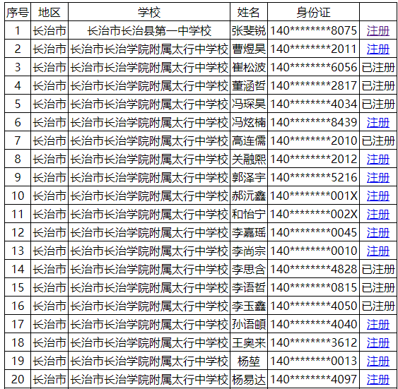 山西省2021年第38届全国中学生物理竞赛复赛注册入口