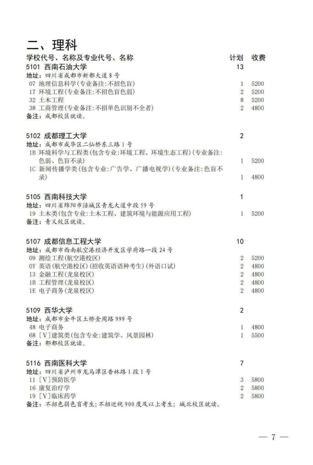 2023年四川省关于国家专项计划第三次、地方专项计划、省属高校帮扶专项计划第二次征集志愿的通知