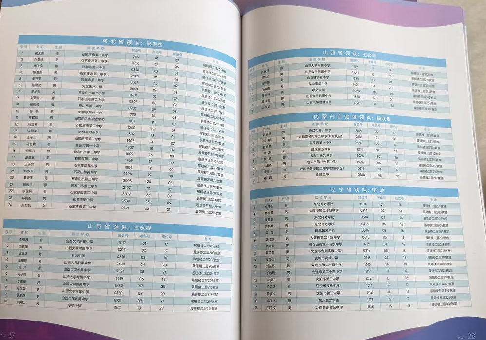 2025第41届数学决赛完整参赛名单及详细日程发布!哪个省市/中学有望夺冠?