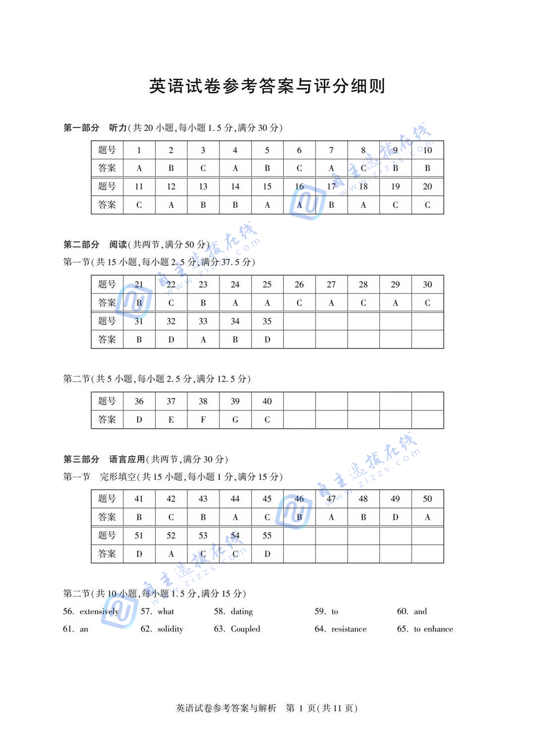湖北圆创联盟2026届高三5月考试英语试题及答案