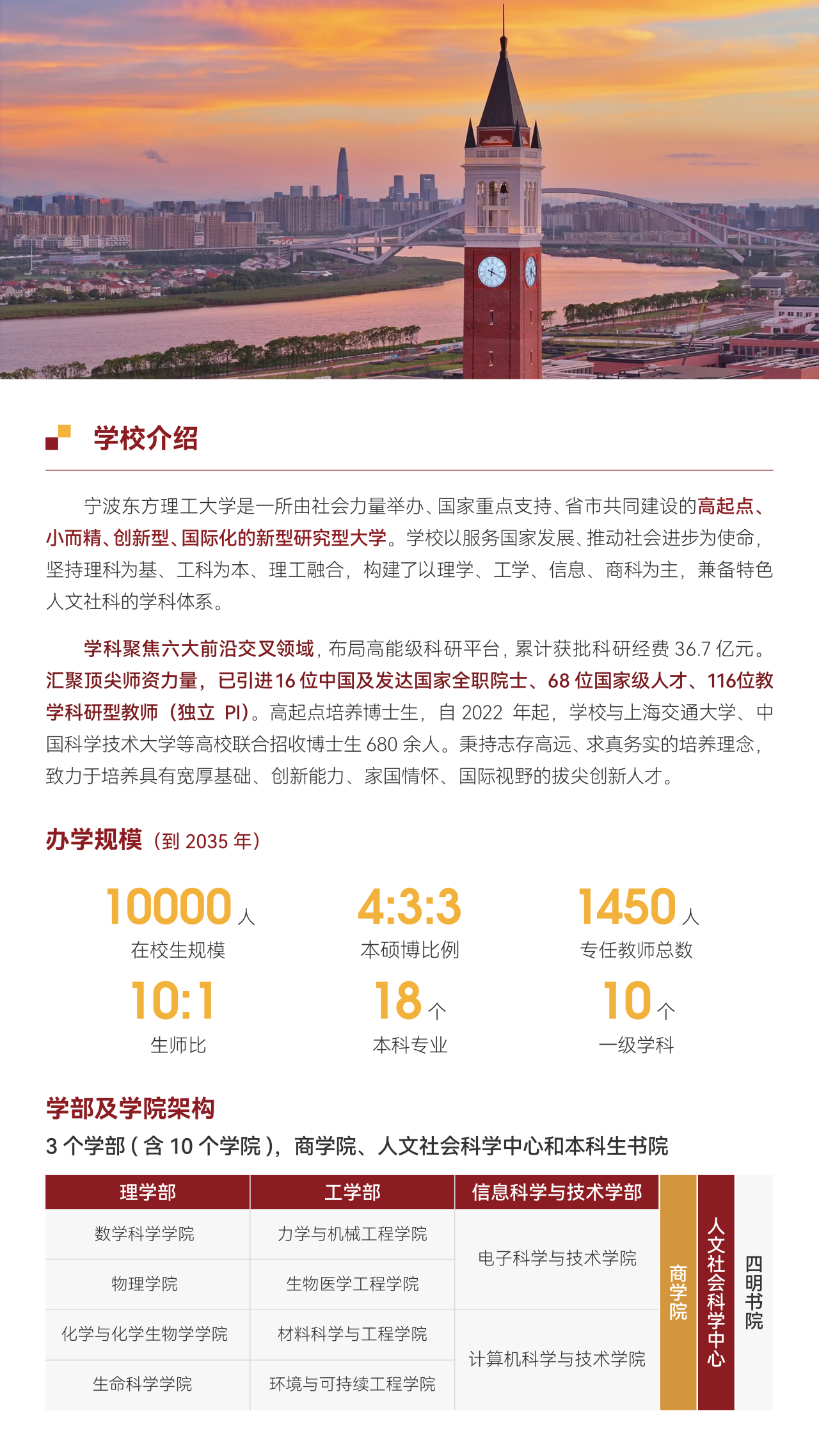 宁波东方理工大学2026年报考指南发布