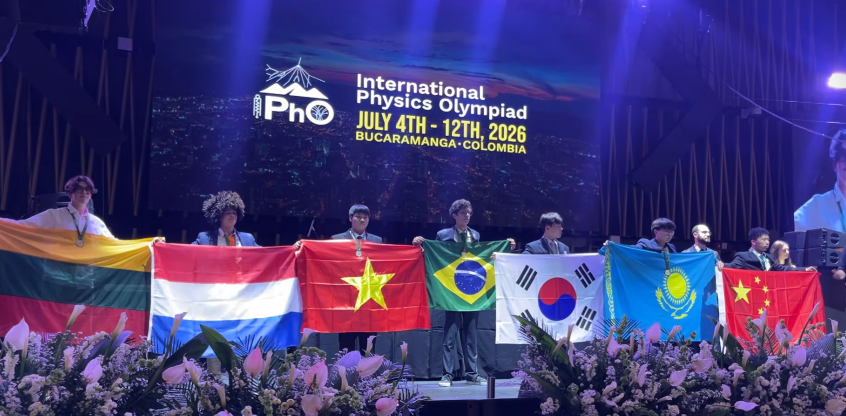 2026年第56届国际物理奥林匹克竞赛(IPhO)获奖名单公布