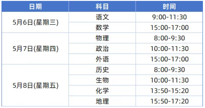 2026青岛高三二模安排